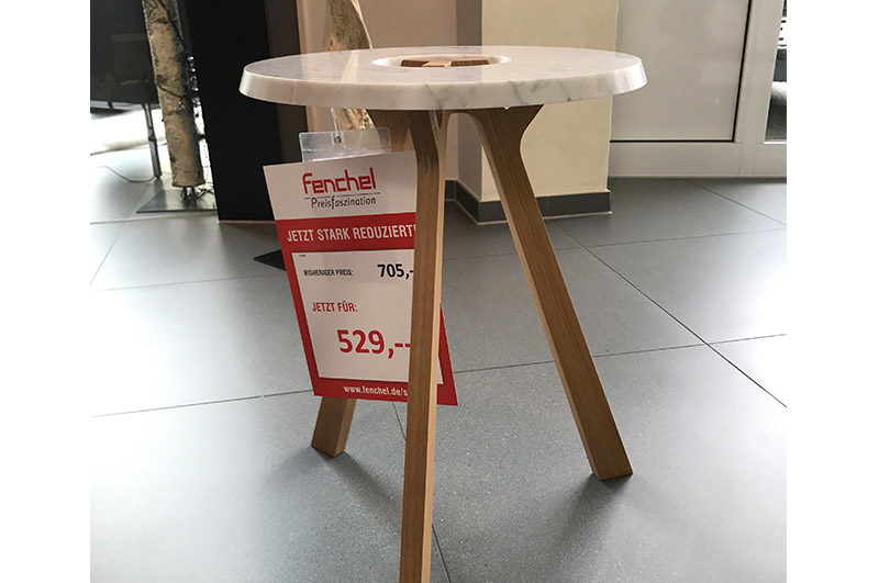 Team7 Beistelltisch TREEO Marmor – Bild 2